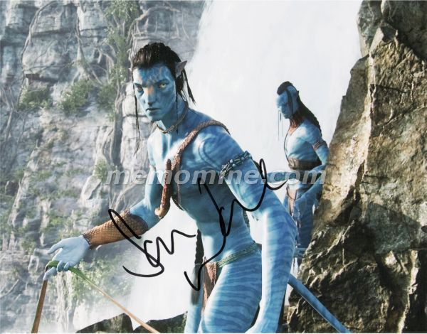 Avatar Sam Worthington as Jake Sully Original Autograph with COA - Click Image to Close